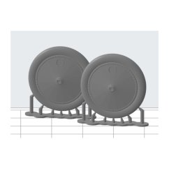 Sopwith Strutter - plastová kola