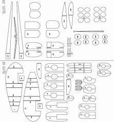 Suchoi Su-25 - Laserové doplnky - kostra