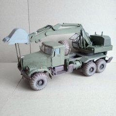 Excavator EOV 4421 on Kraz 255B chassis