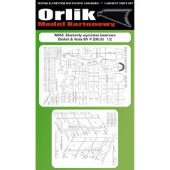 Blohm & Voss BV P.205.03 - Laserové doplňky - kostra