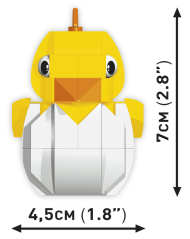Easter chick - COBI plastic kit