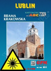 Krakowská brána - Lublin - Laserové doplňky - kostra, detaily