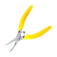 Curved needle nose pliers 150mm