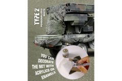 AK Interactive - Bílá kamuflážní síť, typ 2 (CAMOUFLAGE NET WHITE TYPE 2) - AK8063 – detail 1