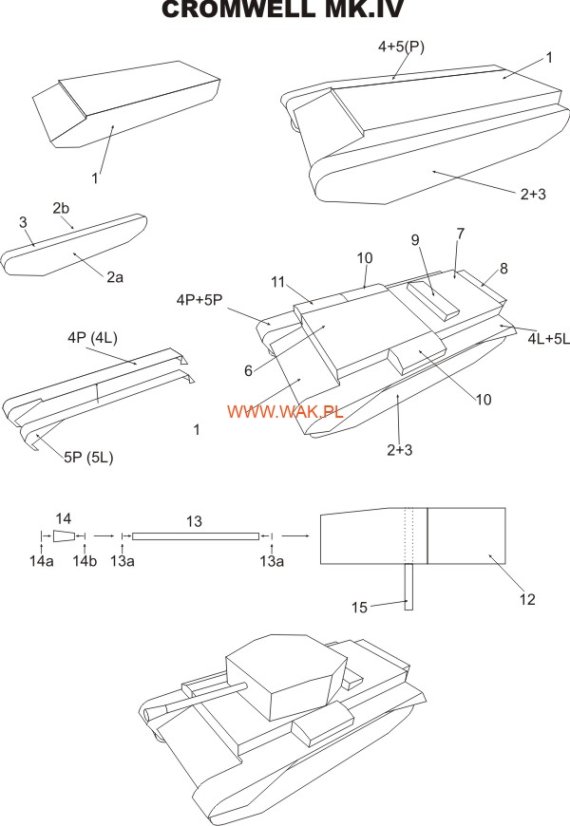 Falaise 1944 - 4 modely