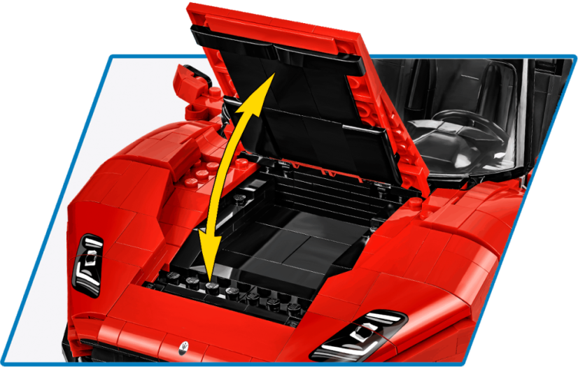 Maserati MC20 CIELO, 1:12 - Plastová stavebnice COBI