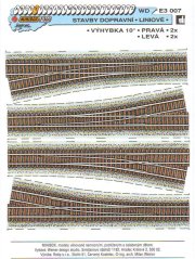 Výhybka 10' - pravá, levá