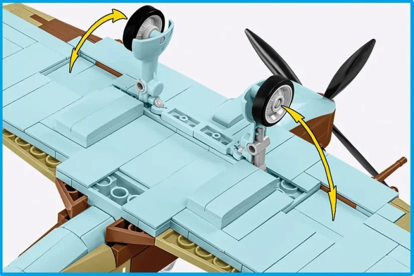 Supermarine Spitfire Mk. IXe WWII - Plastová stavebnice COBI