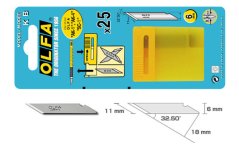 Replacement blades to a scalpel Olfa, KB (pack of 25 pieces)