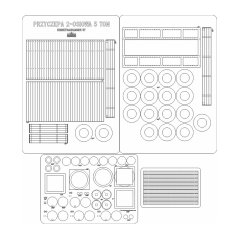 Príves Einheitsanhanger 5t - Laserové doplnky - kostra, detaily, dezény, diely kolies