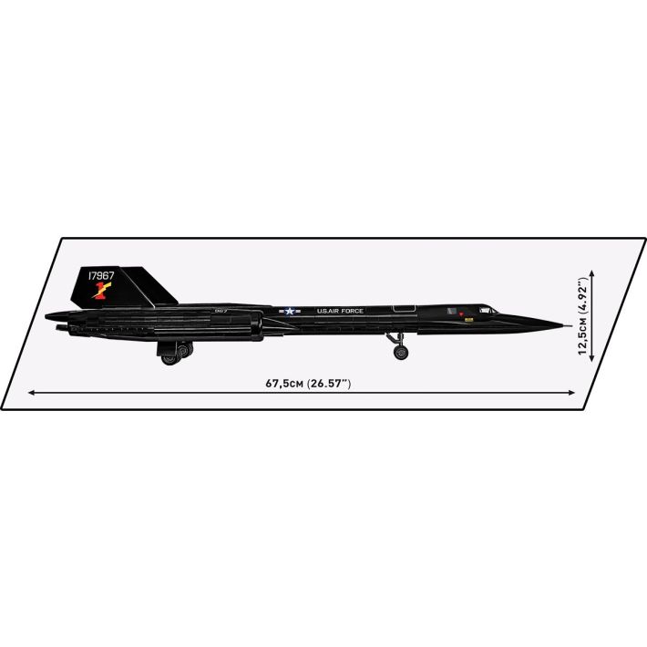 Lockheed SR-71 Blackbird - Plastová stavebnice COBI