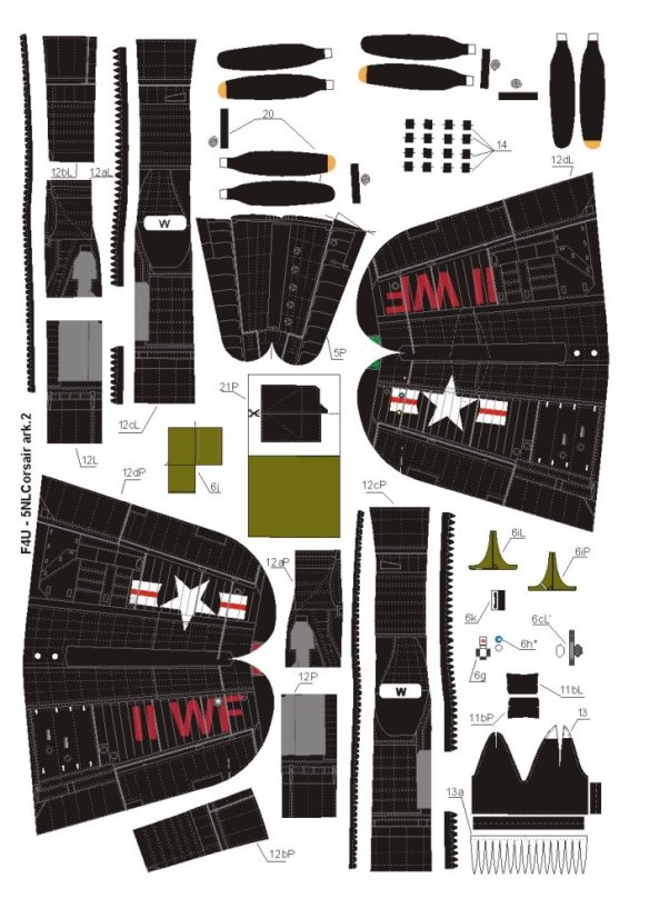 F4U-5NL Corsair & P-47 D Thunderbolt