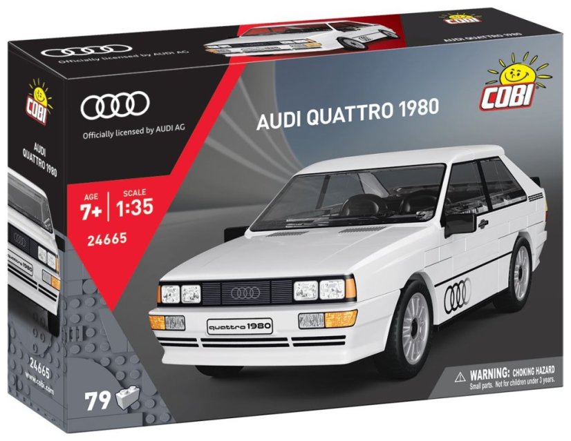 Audi Quattro 1980 - Plastová stavebnice COBI