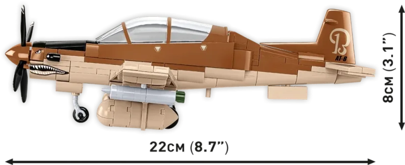 AT-6 Wolverine - Plastová stavebnice COBI