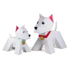 Westík - West highland white teriér - SADA - velký a malý