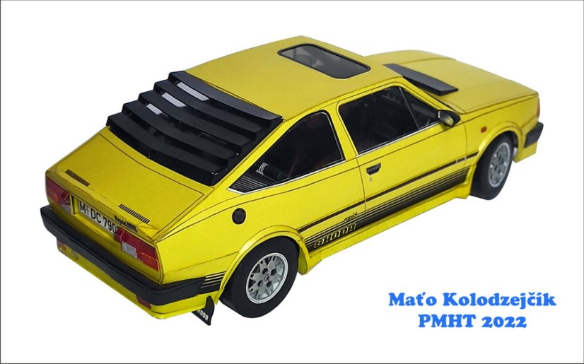 Škoda Rapid 136 (1987) - žlutá 1:18