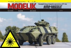 AVGP Grizzly - Laserové doplňky - kostra, díly kol, dezény