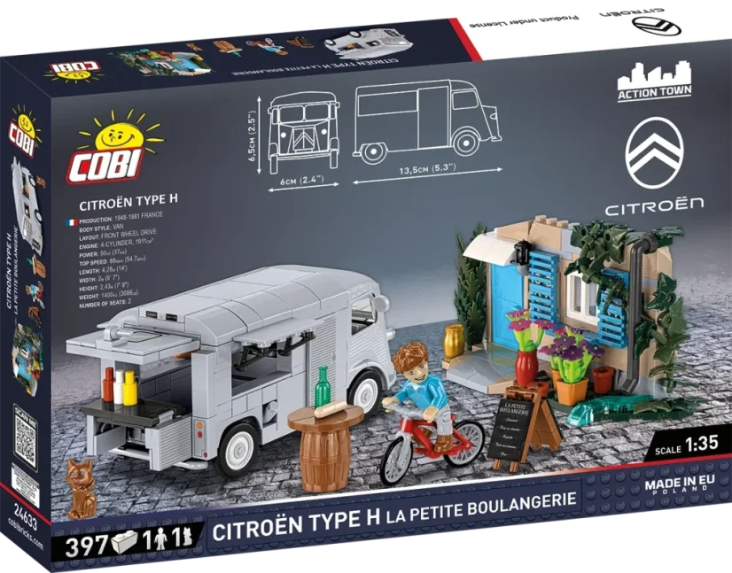 Citroen Type H - La Petite Boulangerie - Plastová stavebnice COBI