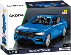 Škoda Octavia IV RS, 1:12 - Plastová stavebnice COBI