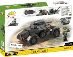 Sd.Kfz. 222 WW II - Plastová stavebnice COBI