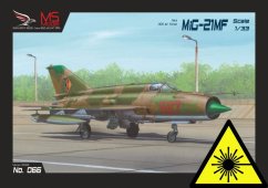 MiG-21 MF DDR - Laserové doplňky - kostra