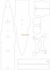 SMS Zenta - Laserové doplňky - kostra