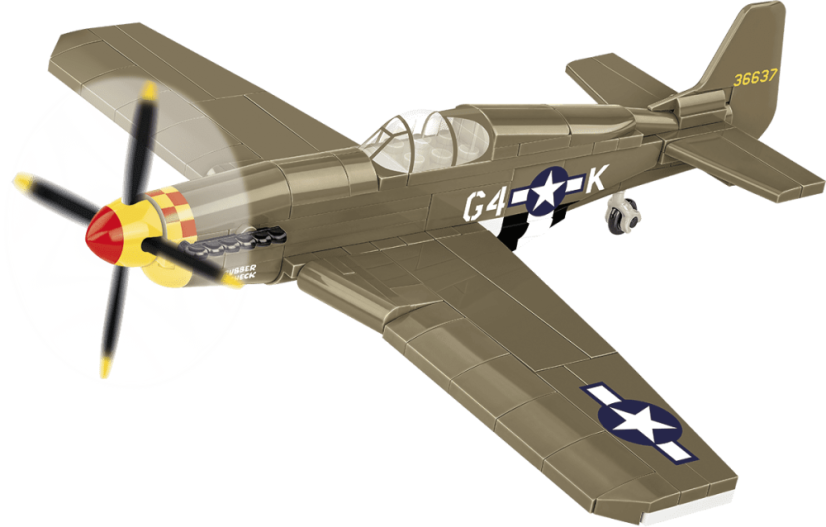 P-51B Mustang WWII - Plastová stavebnice COBI