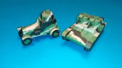 Obrnený automobil wz.34 a tank 7TP