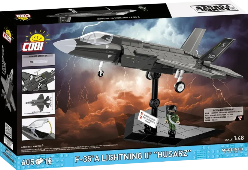 F-35A Lightning II - Husarz - Plastová stavebnice COBI