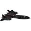 Lockheed SR-71 Blackbird - Plastová stavebnice COBI