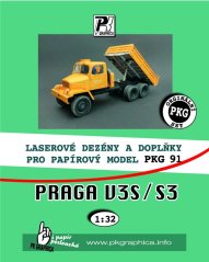 Praga V3S S3 - Laserové doplnky - dezény, detaily