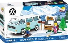 Volkswagen T3 – zimné dobrodružstvo - Plastová stavebnica COBI