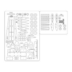 P-63C Kingcobra - Laser accessories - skeleton, details