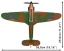 Hawker Hurricane No.302 WWII- Plastová stavebnice COBI