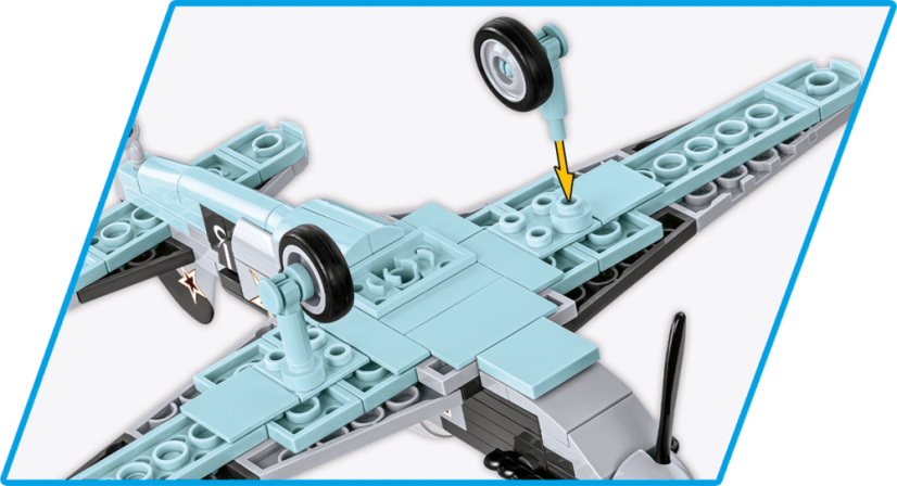 Jakovlev JAK-1b WWII- Plastová stavebnice COBI