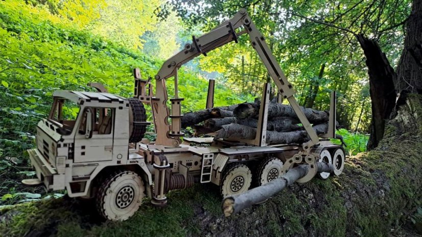Tatra 815 lesovoz - dřevěná stavebnice