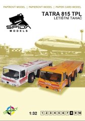 Tatra 815 TPL -Letištní tahač - ČSA