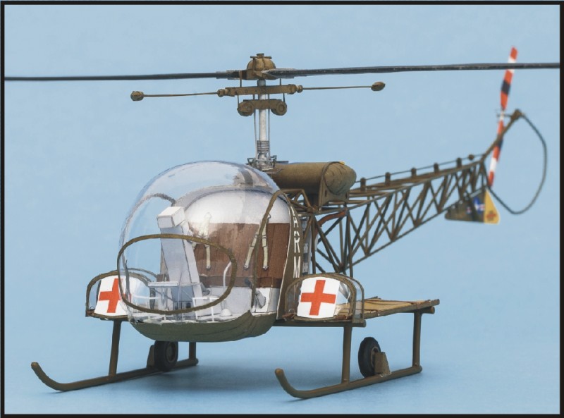 Americký lehký vrtulník H-13C Sioux