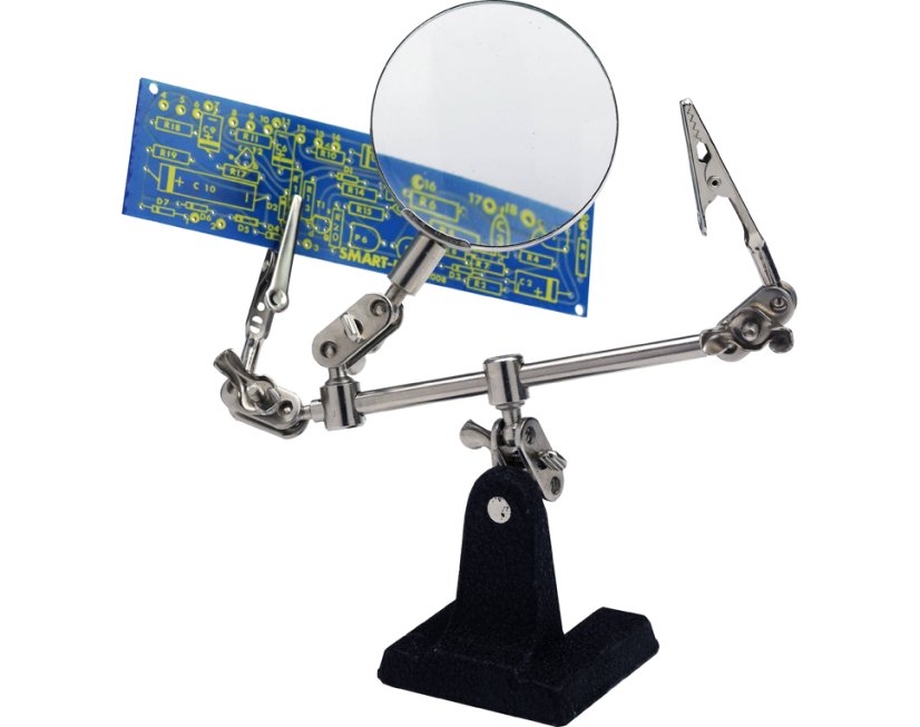 Třetí ruka s lupou