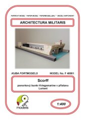 Ponorkový bunker Scorff - 1:400