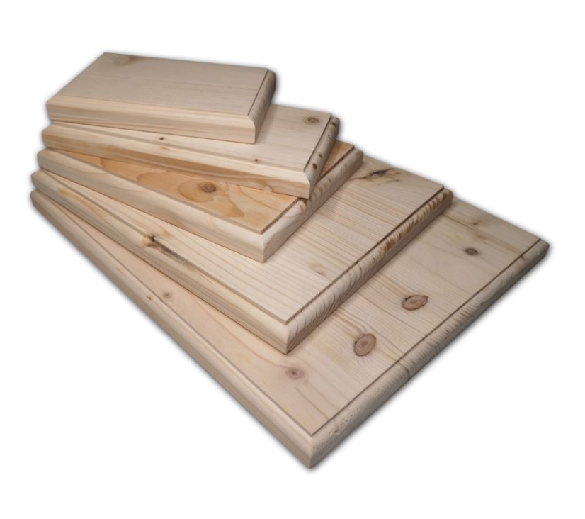 Dřevěná podložka pod model - Obdelník 15 x 20 cm