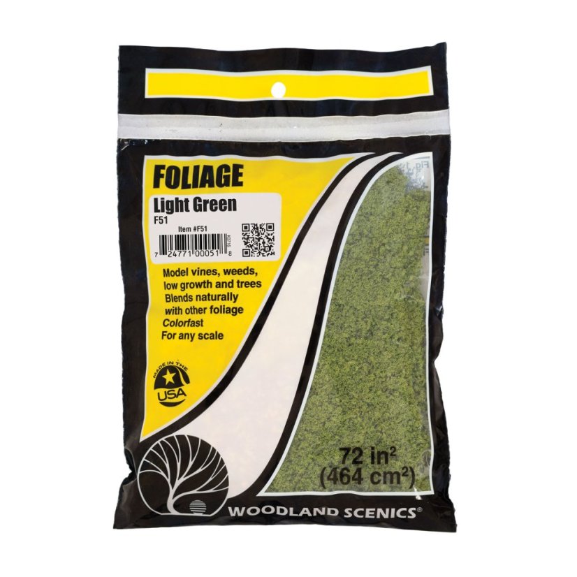 Foliáž - Světle zelená - střední balení