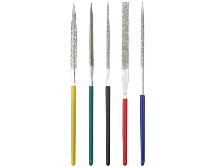 Sada diamantových jehlových pilníků 5ks