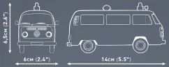 Volkswagen T2a - ambulance - Plastová stavebnice COBI