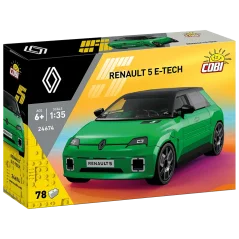 Renault 5 e-tech - zelená - Plastová stavebnica COBI