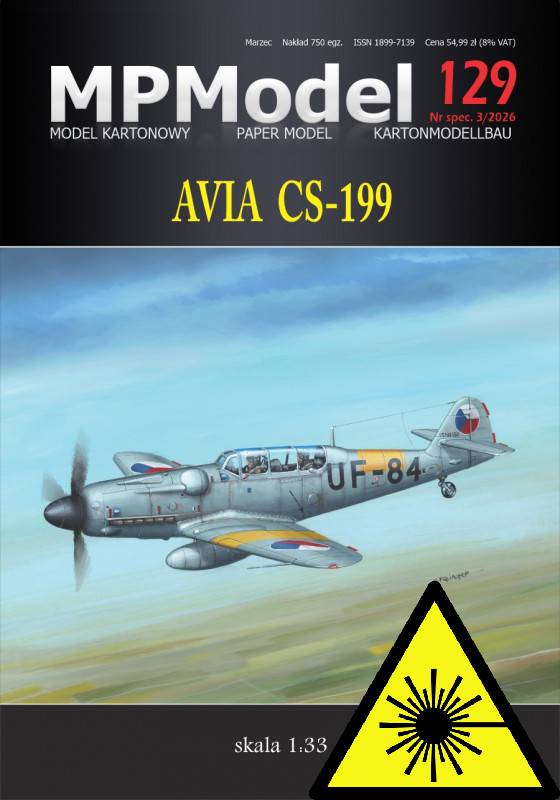 Avia CS-199 - Laserové doplňky - kostra, detaily