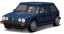 Volkswagen Golf GTI 1976 - modrý - Plastová stavebnice COBI