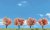 Leafy trees - Flowering Tree - 5 cm - 7.5 cm - 4pcs