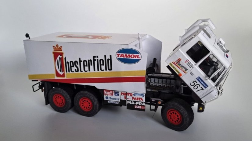 Tatra 815 VD 13 350 6X6.1 - Dakar 1990 - Clay Regazzoni - doprovod