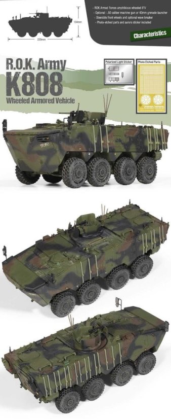 Kolesové obrnené vozidlo R.O.K. Army K808